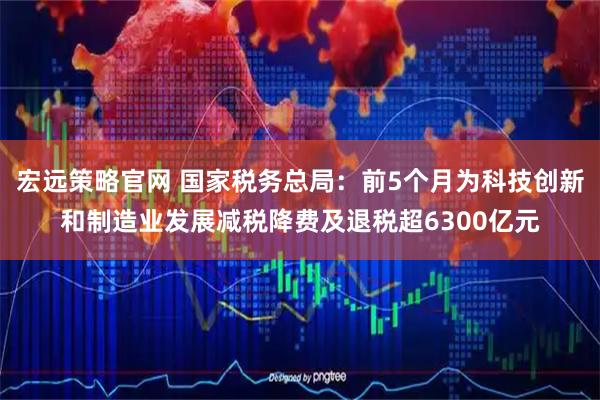 宏远策略官网 国家税务总局：前5个月为科技创新和制造业发展减税降费及退税超6300亿元