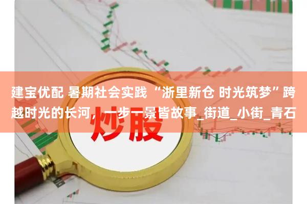 建宝优配 暑期社会实践 “浙里新仓 时光筑梦”跨越时光的长河，一步一景皆故事_街道_小街_青石