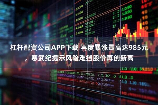 杠杆配资公司APP下载 再度暴涨最高达985元，寒武纪提示风险难挡股价再创新高